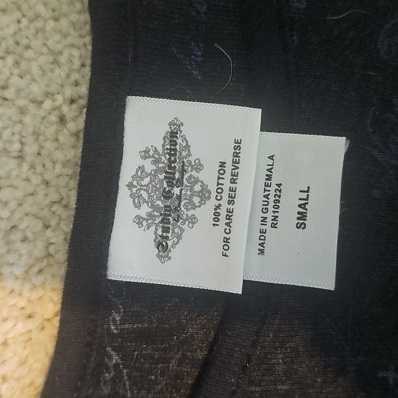 Affliction Black and White Reindeer Long Sleeve Tee - Picture 2 of 4